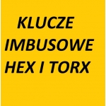 KLUCZE IMBUSOWE HEX I TORX